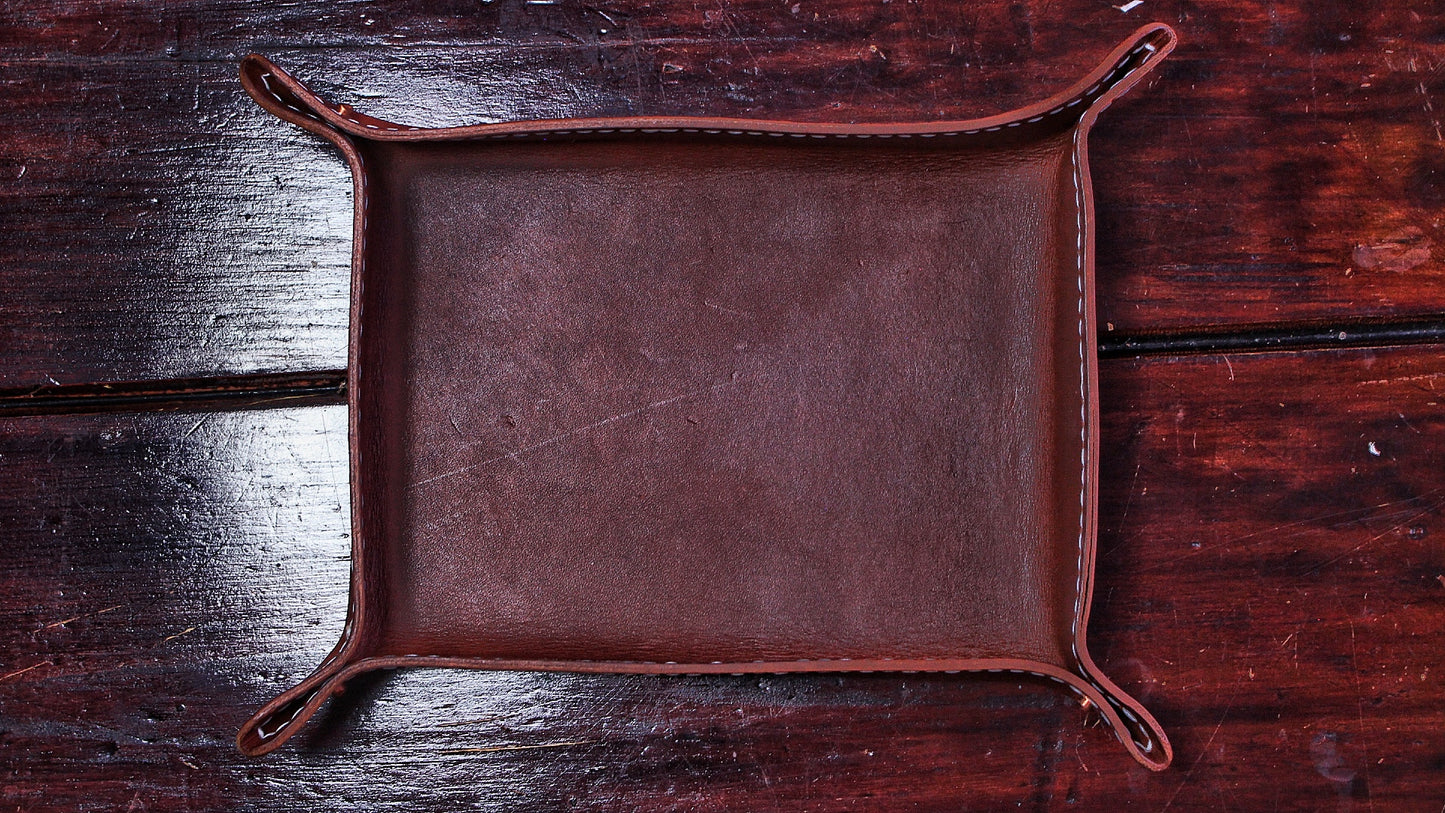 Leather Valet Tray
